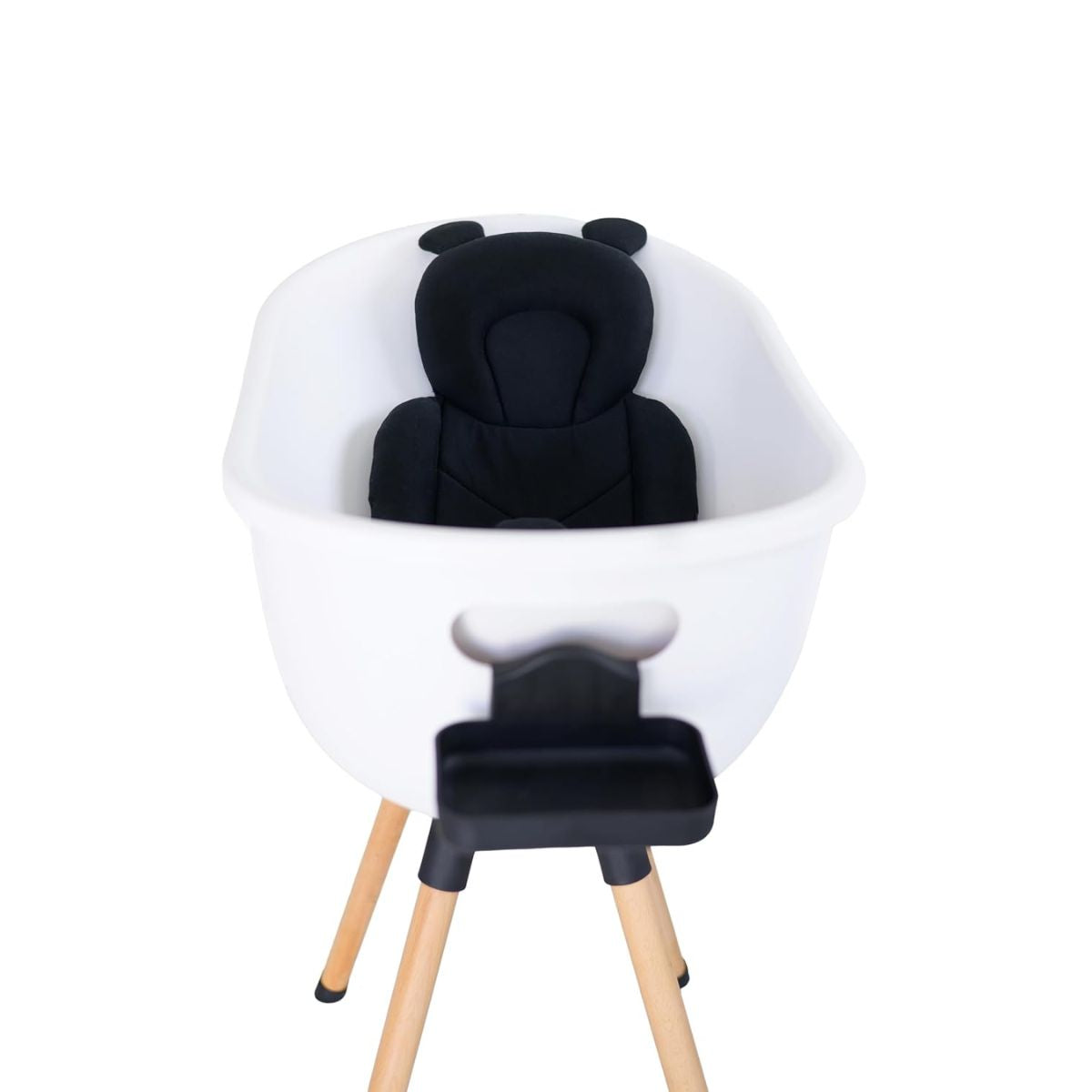 Babu Bath Babu Pillow - Midnight Black - Elevated Head Positioning