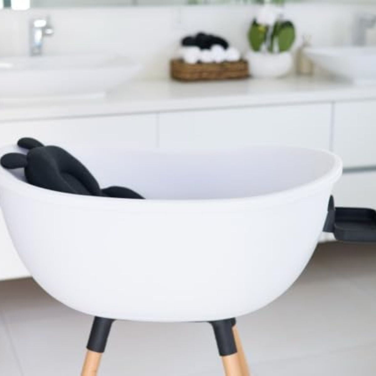 Babu Bath Babu Pillow - Midnight Black - Quick-Drying Materials