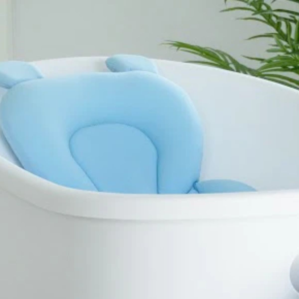 Babu Bath Babu Pillow - Sky Blue - Soft & Comfortable Design