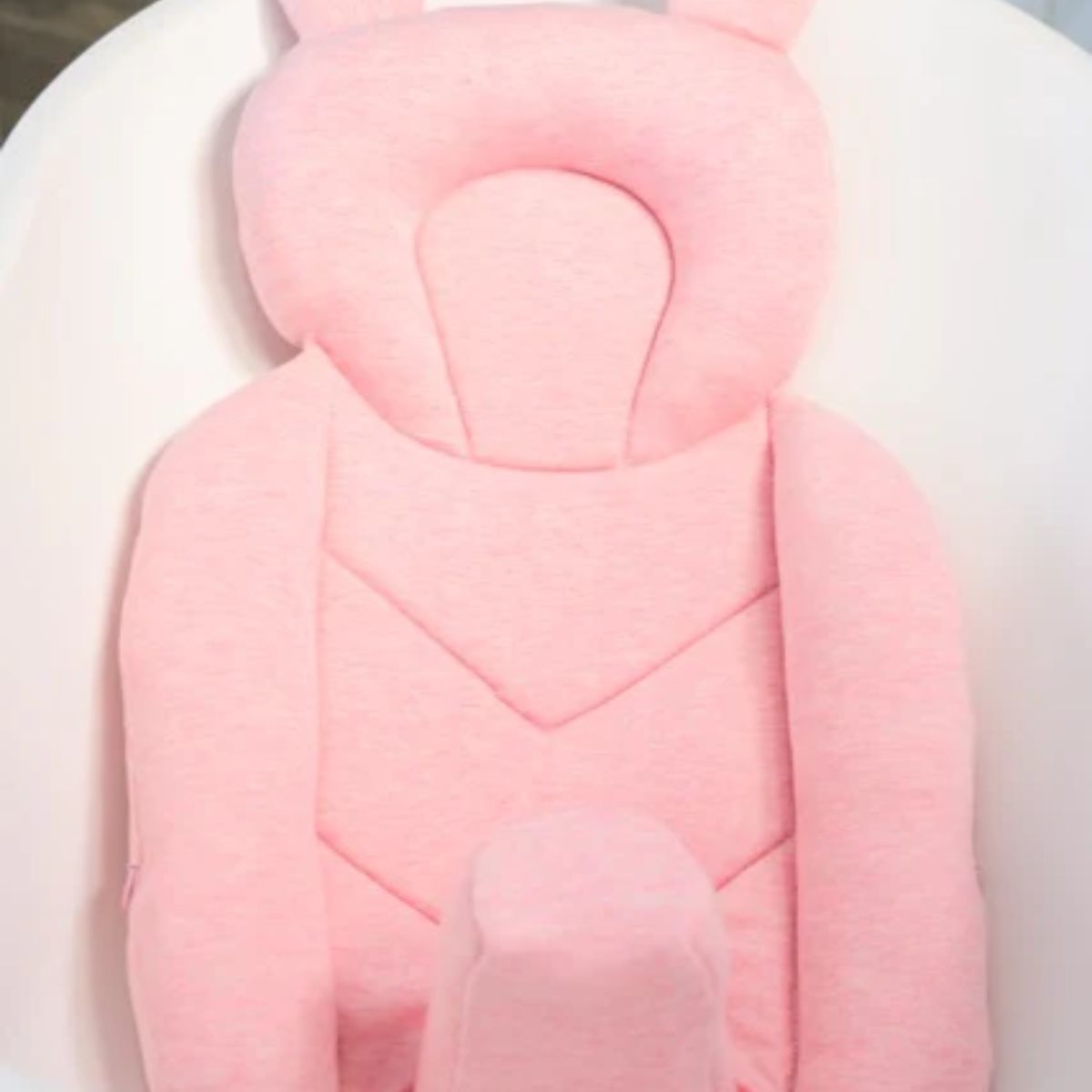 Babu Bath Babu Pillow - Petal Pink - Elevated Head Positioning